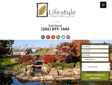 Tablet Screenshot of lifestyle-landscapes.com